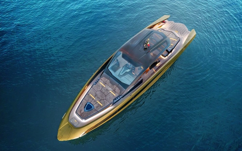 Яхта Lamborghini- воплощение  роскоши и инновации на воде