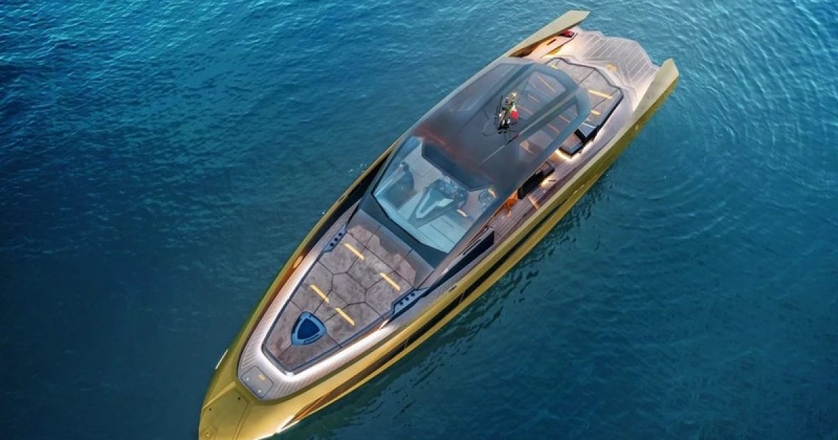Яхта Lamborghini- воплощение  роскоши и инновации на воде